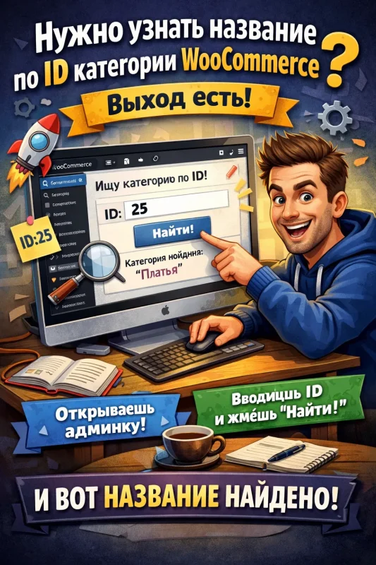 Как найти название категории по известному ID категории?